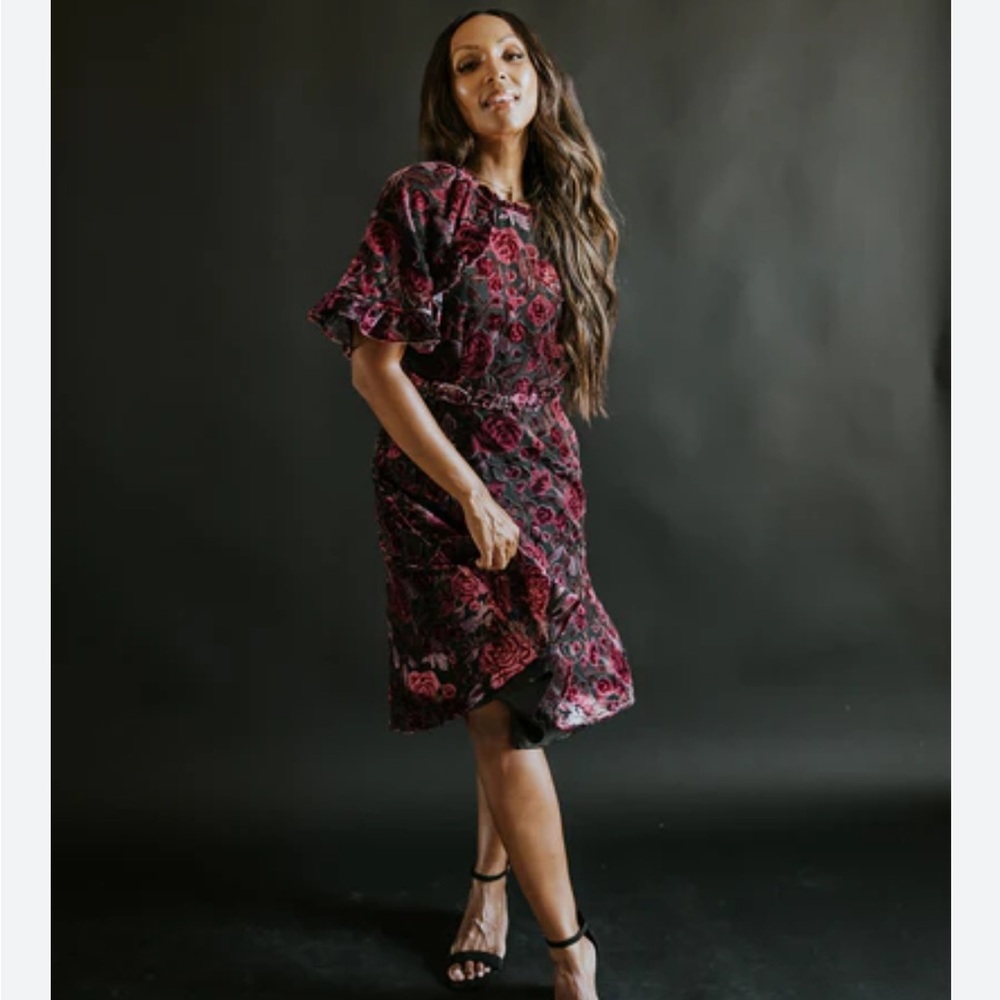 Salt Velvet mini dress